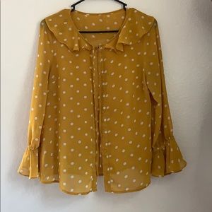 Mustard yellow shirt